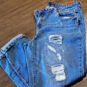 Women Denim Crop Jeans- Hollywood & Vine